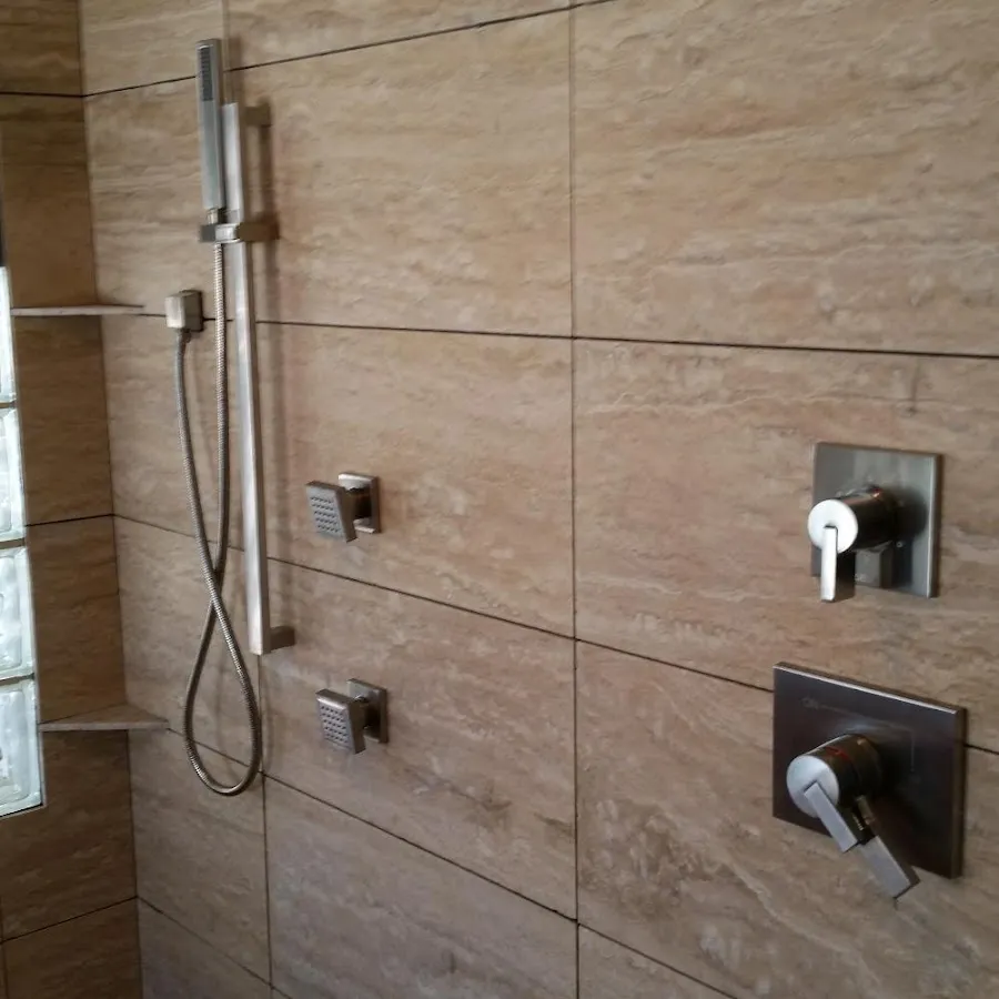 Shower fixture installation for Water Heater Replacement in Watauga
